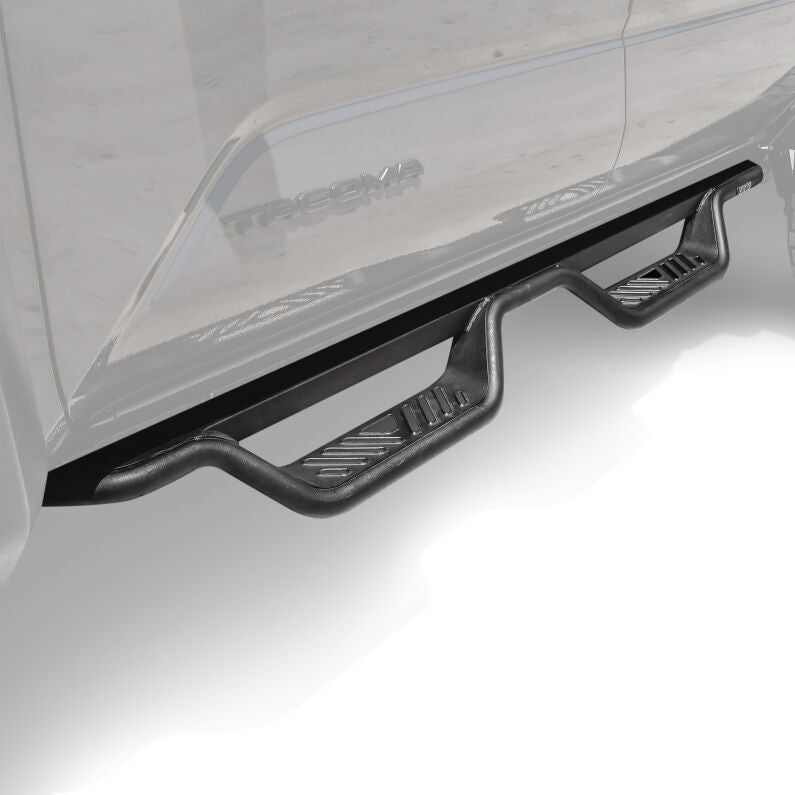 Westin 20-12785 Outlaw Drop Nerf Step Bars for 2024-2026 Toyota Tacoma Double Cab Textured Black