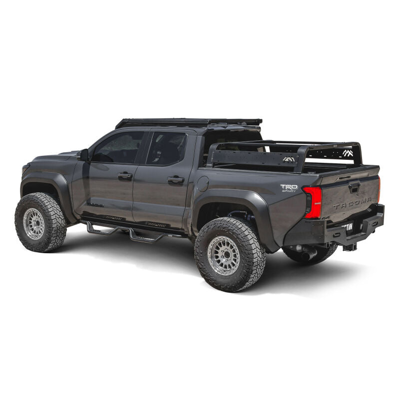 Westin 20-12785 Outlaw Drop Nerf Step Bars for 2024-2026 Toyota Tacoma Double Cab Textured Black