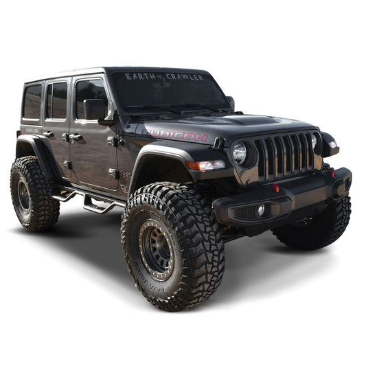 Westin 20-14065 Outlaw Nerf Step Bars for 2018-2026 Jeep Wrangler JL Unlimited Textured Black
