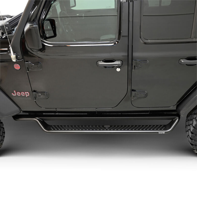 Westin 20-44065 Outlaw Drop Running Boards for 2018-2026 Jeep Wrangler 4-Door Textured Black