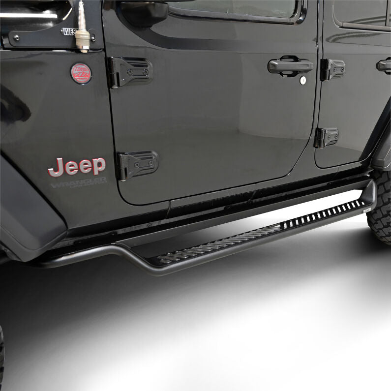 Westin 20-44065 Outlaw Drop Running Boards for 2018-2026 Jeep Wrangler 4-Door Textured Black