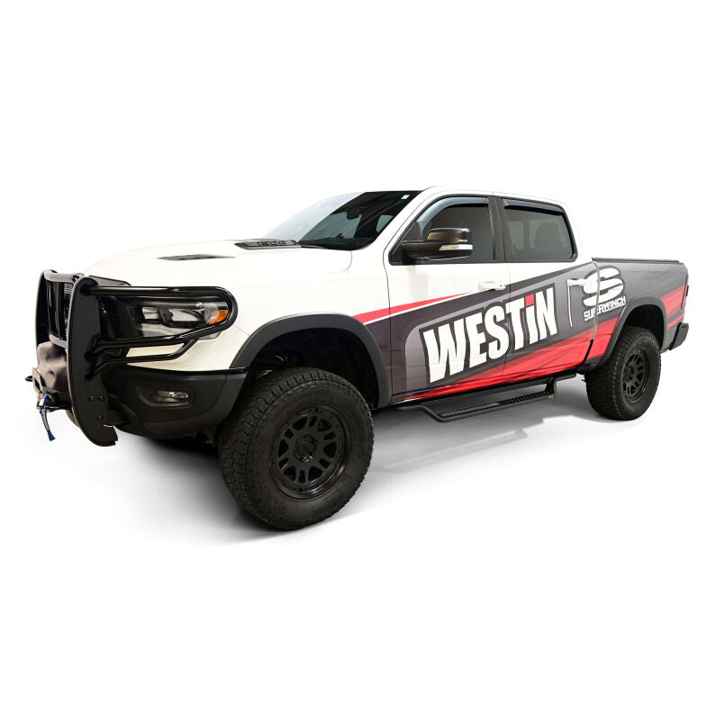 Westin 20-44085 Outlaw Drop Running Boards for 2019-2026 Ram 1500 Crew Cab Textured Black