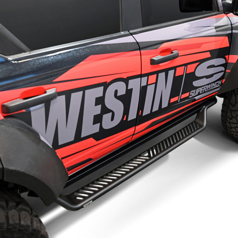 Westin 20-44195 Outlaw Drop Running Boards for 2021-2026 Ford Bronco 4-Door Textured Black
