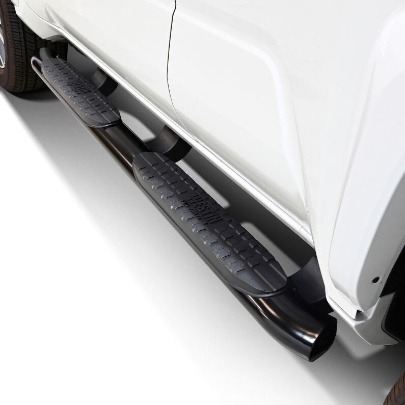 Westin 21-23785 PRO TRAXX 4 Oval Nerf Step Bars Semi for 2025-2026 Toyota 4Runner Gloss Black