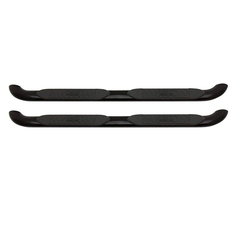 Westin 21-2775 Platinum 4 Oval Nerf Step Bars for 2005-2023 Toyota Tacoma Double Cab Black