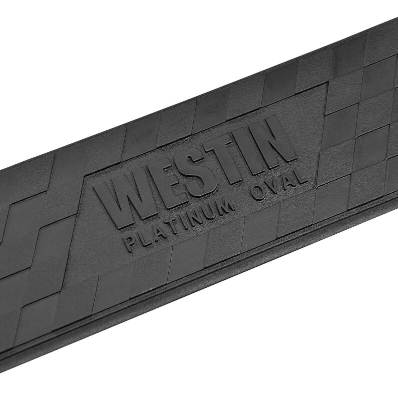 Westin 21-4065 Platinum 4 Oval Nerf Step Bars for 2018-2026 Jeep Wrangler JLU 4-Door Textured Black