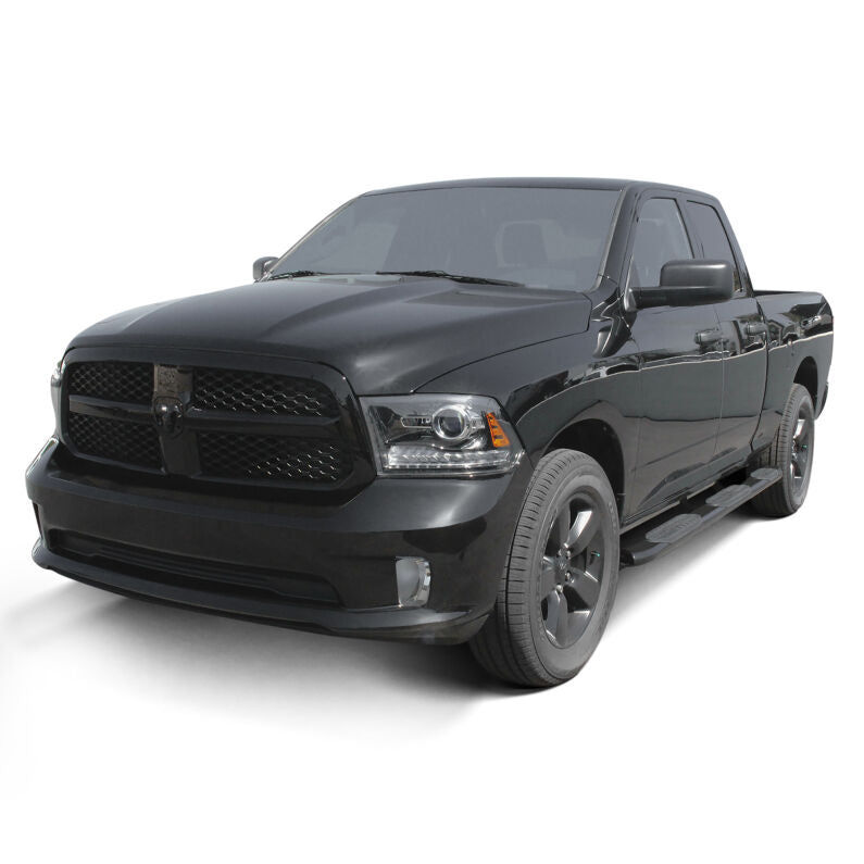 Westin 21-534315 PRO TRAXX 5 Wheel to Wheel Oval Nerf Step Bars for 2009-2024 Ram/Dodge 1500 Quad Cab Black