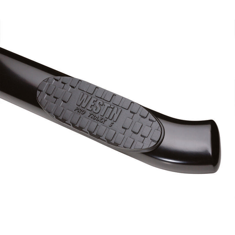 Westin 21-534315 PRO TRAXX 5 Wheel to Wheel Oval Nerf Step Bars for 2009-2024 Ram/Dodge 1500 Quad Cab Black