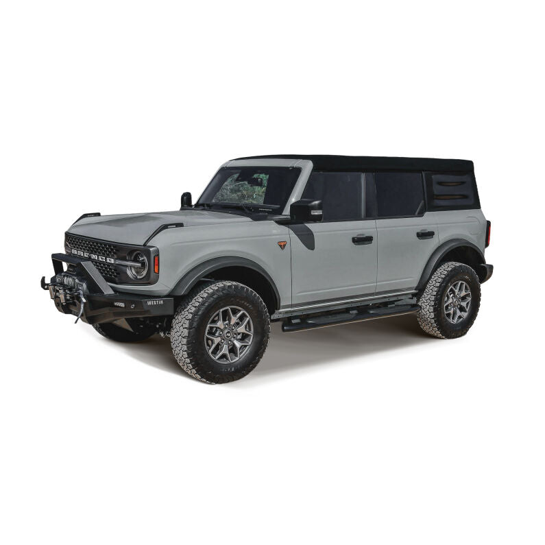 Westin 21-54195 PRO TRAXX 5 Oval Nerf Step Bars for 2021-2026 Ford Bronco Textured Black