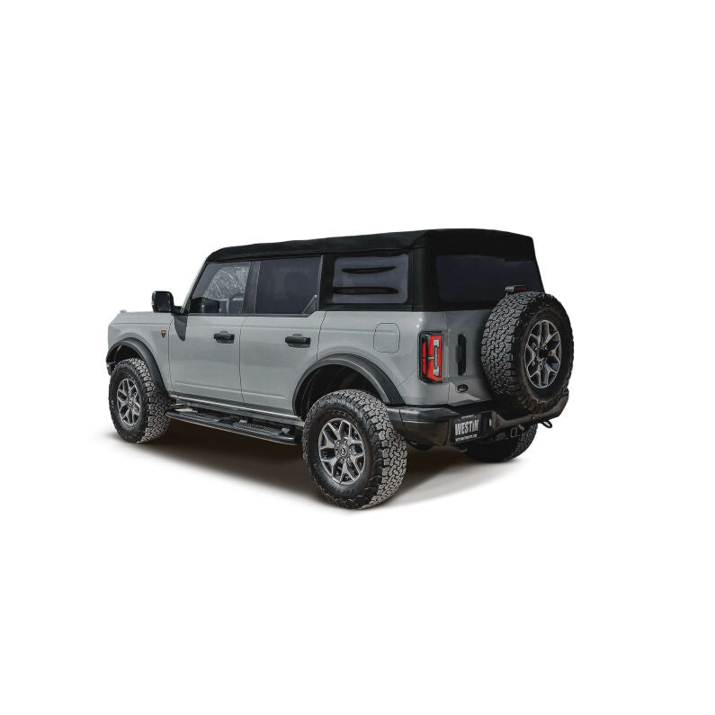 Westin 21-54195 PRO TRAXX 5 Oval Nerf Step Bars for 2021-2026 Ford Bronco Textured Black