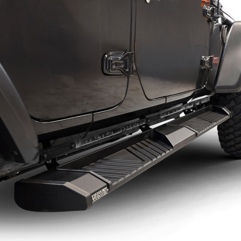 Westin 24-64065 AT6 Running Boards for 2018-2026 Jeep Wrangler JL Unlimited 4-Door Black