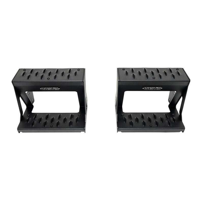Westin 27-74005 Grate Side Bed Step for 2023-2026 Ford F-250 F-350 F-450 F-550 Textured Black