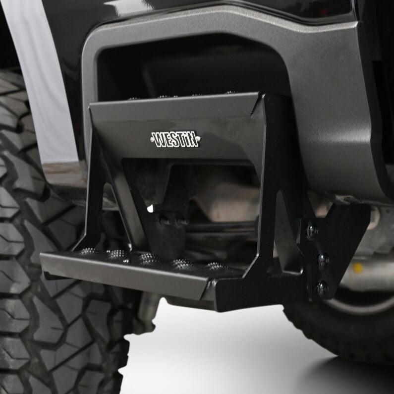 Westin 27-74005 Grate Side Bed Step for 2023-2026 Ford F-250 F-350 F-450 F-550 Textured Black