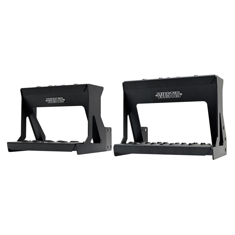 Westin 27-74005 Grate Side Bed Step for 2023-2026 Ford F-250 F-350 F-450 F-550 Textured Black