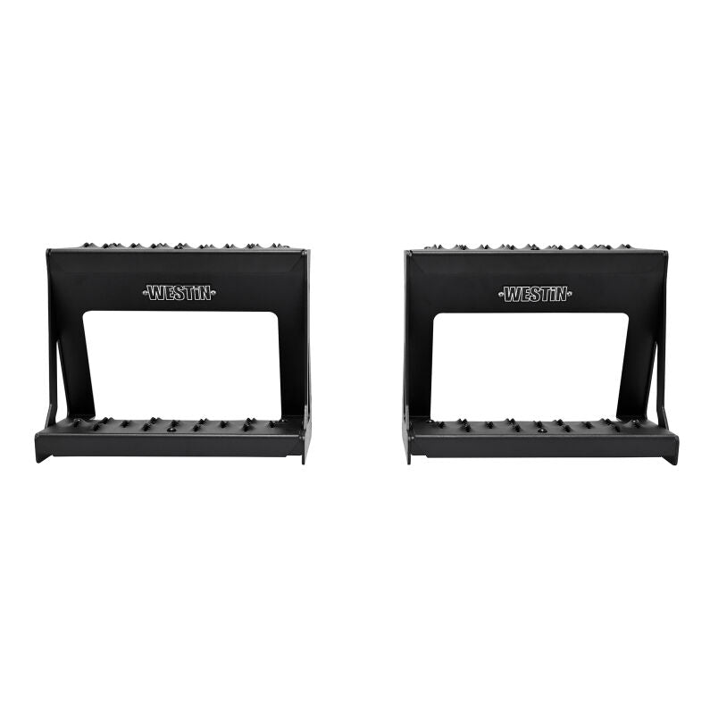 Westin 27-74015 Grate Side Bed Step for 2024-2026 Silverado Sierra 2500 3500 Textured Black