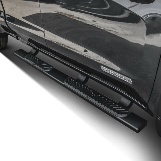 Westin 28-51265 R5 Nerf Step Bars for 2019-2026 Chevrolet Silverado GMC Sierra Double Cab Black