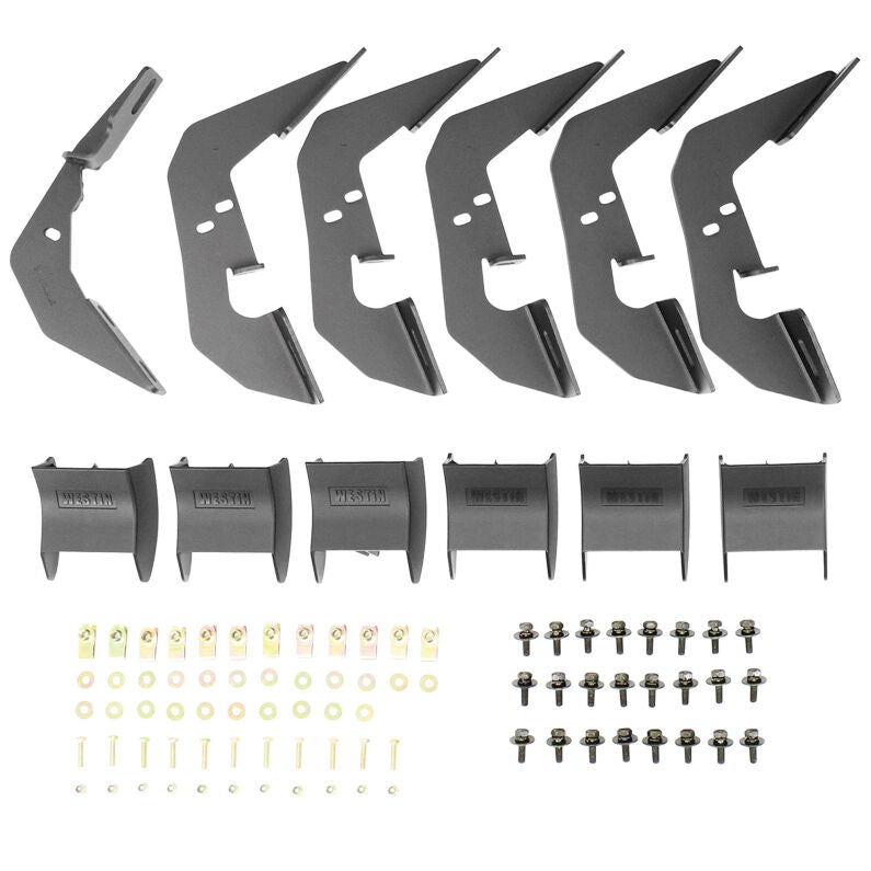Westin 28-71025 R7 Nerf Step Bars for 2007-2019 Chevrolet Silverado / GMC Sierra Black