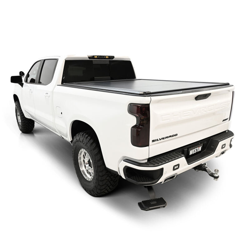 Westin 29-40005 Manual Retractable Bed Step for 2019-2026 Chevrolet GMC Silverado Sierra 1500 Black