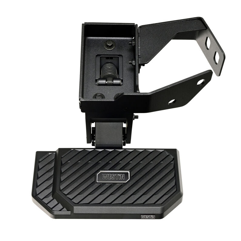 Westin 29-40045 Manual Retractable Bed Step for 2017-2022 Ford F-250 F-350 F-450 Super Duty Black