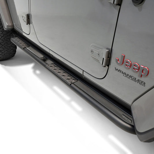 Westin 42-14065 Rock Slider for 2018-2026 Jeep Wrangler JL Unlimited 4-Door Textured Black