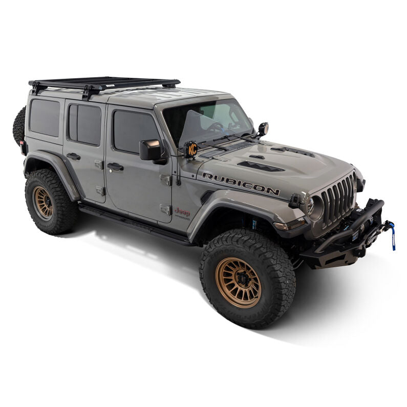 Westin 42-14065 Rock Slider for 2018-2026 Jeep Wrangler JL Unlimited 4-Door Textured Black