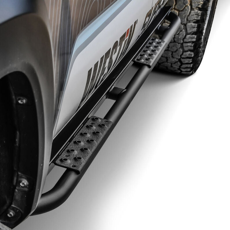 Westin 42-14205 Rock Slider for 2005-2023 Toyota Tacoma Textured Black