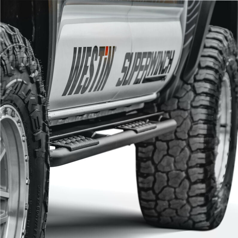 Westin 42-14205 Rock Slider for 2005-2023 Toyota Tacoma Textured Black