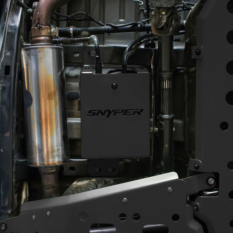 Westin 42-21035 Snyper Skid Plate for 2012-2018 Jeep Wrangler Evap Canister Textured Black