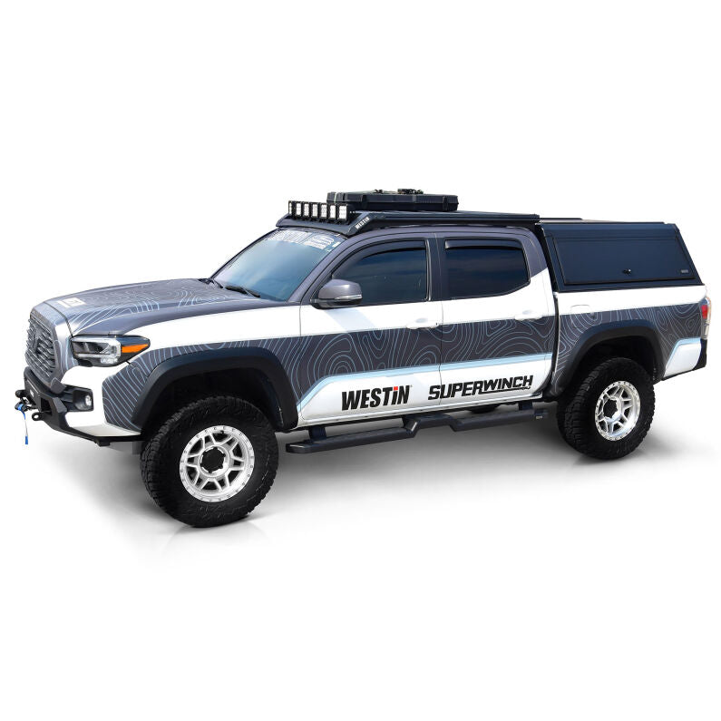 Westin 55-32775 HDX Running Boards for 2005-2023 Toyota Tacoma Double Cab Textured Black
