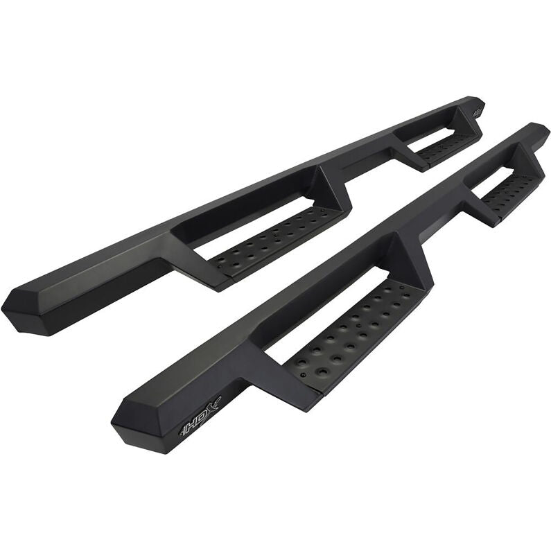 Westin 56-11335 HDX Drop Nerf Step Bars for 1999-2016 Ford F-250/350/450/550 Crew Cab Textured Black