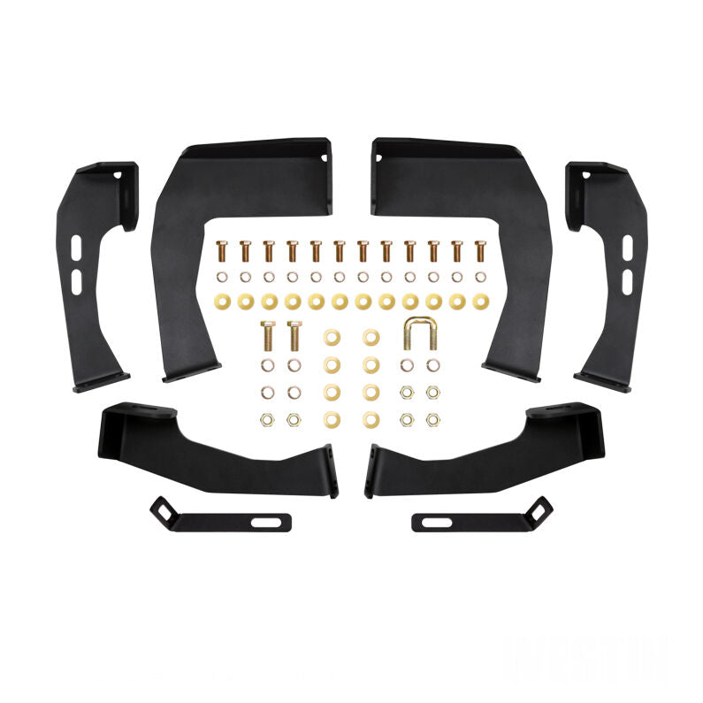 Westin 56-119552 HDX Stainless Drop Nerf Bars for 2001-2019 Chevrolet/GMC Textured Black