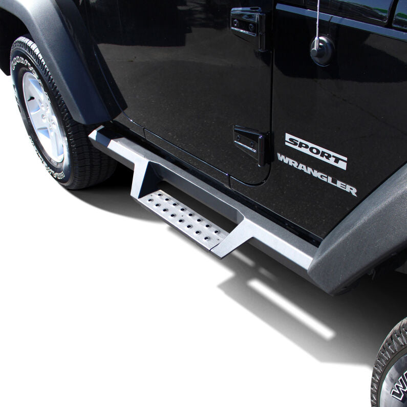 Westin 56-13315 HDX Drop Nerf Step Bars for 2007-2018 Jeep Wrangler 2Dr Textured Black