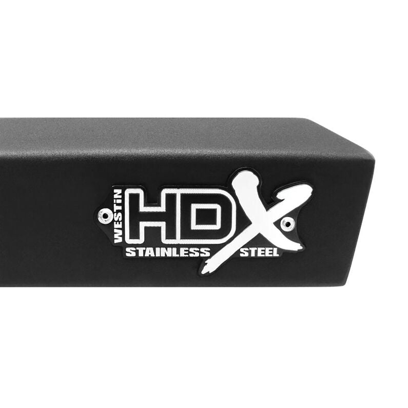 Westin 56-135552 HDX Stainless Drop Nerf Step Bars for 2009-2024 Ram 1500 Quad Cab Textured Black