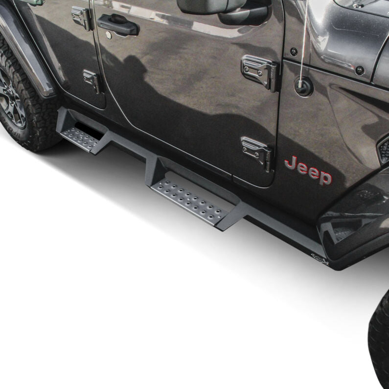 Westin 56-140652 HDX Drop Nerf Step Bars for 2018-2026 Jeep Wrangler JL Unlimited Textured Black