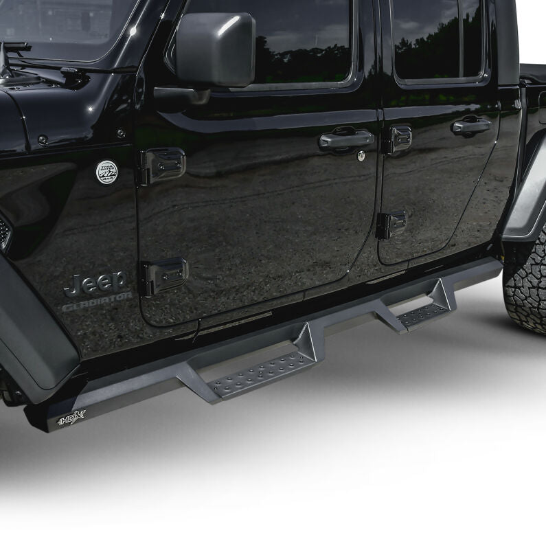 Westin 56-14165 HDX Drop Nerf Step Bars for 2020-2026 Jeep Gladiator Textured Black