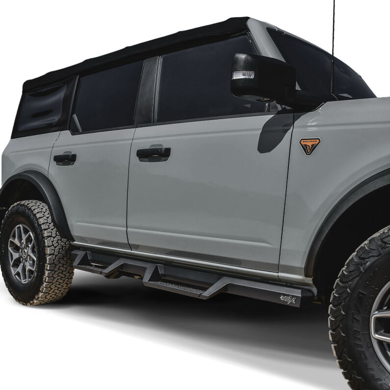 Westin 56-14195 HDX Drop Nerf Step Bars for 2021-2026 Ford Bronco Textured Black