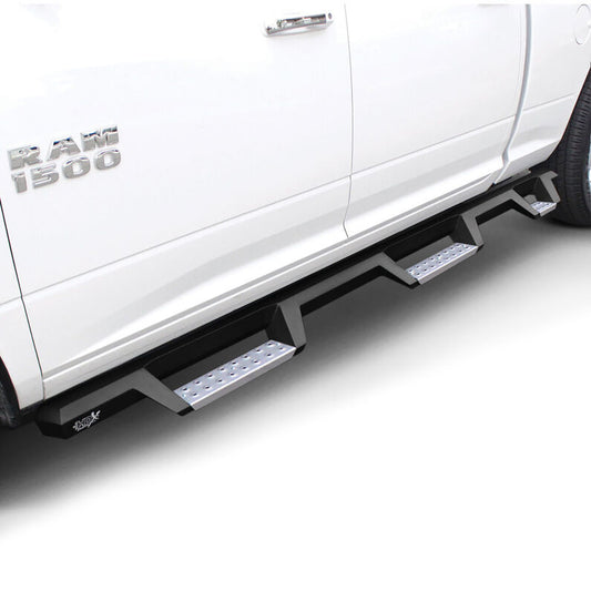 Westin 56-5343252 HDX Stainless Drop Wheel to Wheel Nerf Bars for 2009-2024 Dodge/Ram Textured Black