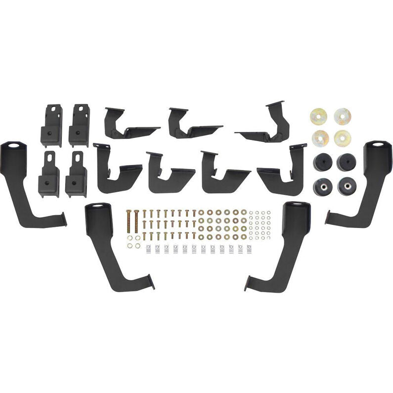 Westin 56-5345752 HDX Nerf Step Bars for 2007-2019 Chevrolet Silverado / GMC Sierra Textured Black