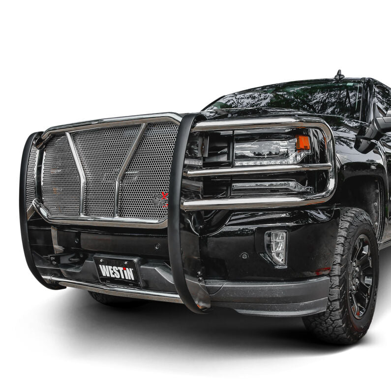 Westin 57-3870 HDX Grille Guard for 2016-2019 Chevrolet Silverado 1500 Stainless Steel