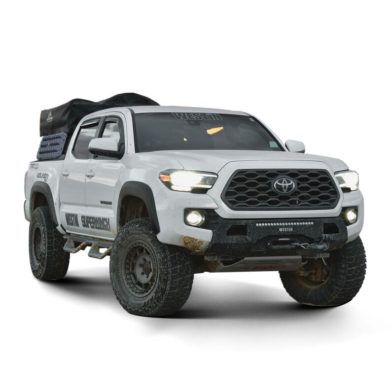 Westin 58-311045 Pro-Series Mid Width Front Bumper for 2016-2023 Toyota Tacoma Textured Black