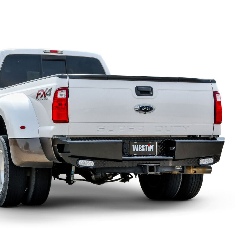 Westin 58-341115 HDX Bandit Rear Bumper for 2011-2016 Ford F-250 / F-350 Black