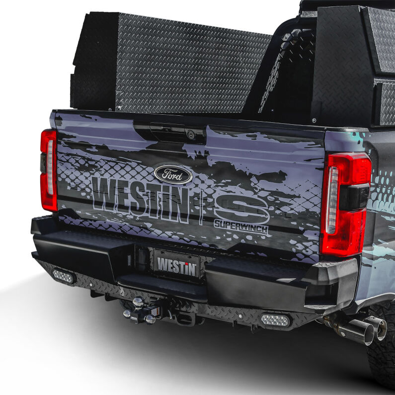Westin 58-341205 HDX Bandit Rear Bumper for 2023-2026 Ford F-250 / F-350 / F-450 / F-550/600 Black