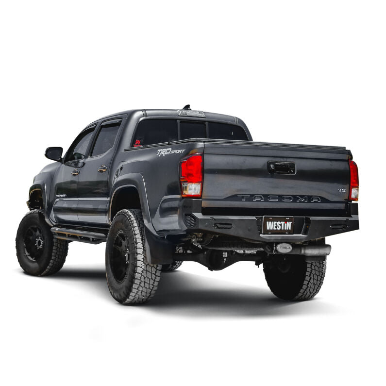 Westin 58-421045 Pro-Series Rear Bumper for 2016-2023 Toyota Tacoma Textured Black