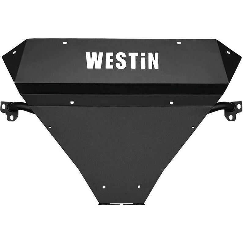 Westin 58-71005 Outlaw Bumper Skid Plate for 2016-2019 Chevrolet Silverado 1500 Textured Black