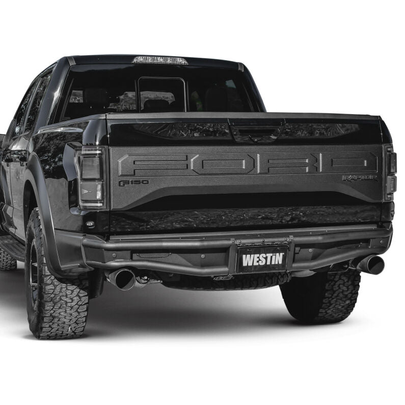 Westin 58-82025 Outlaw Rear Bumper for 2017-2020 Ford F-150 Raptor Textured Black