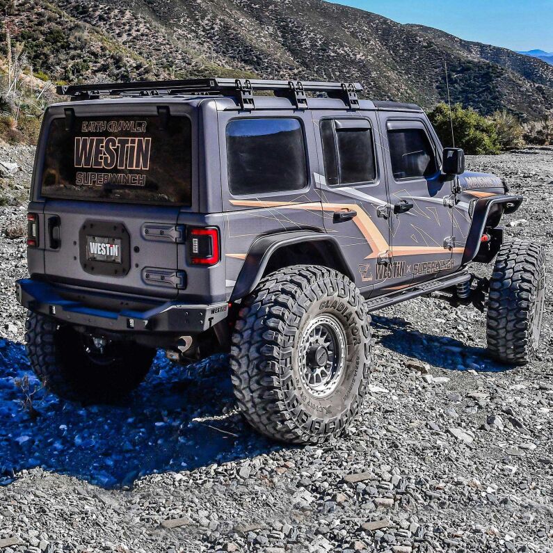 Westin 59-712195 XTS Rear Bumper for 2018-2026 Jeep Wrangler JL Textured Black