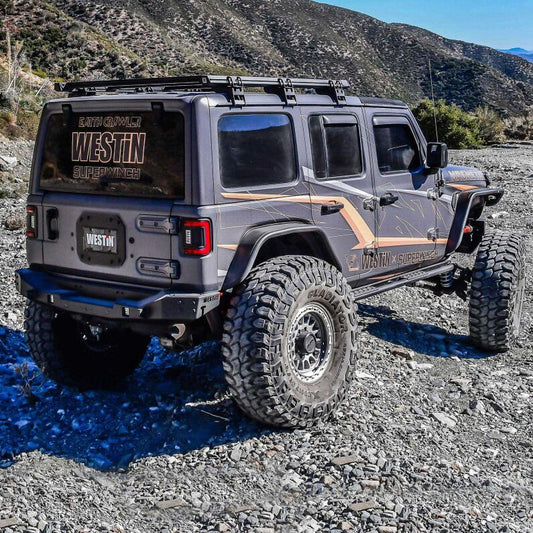 Westin 59-712195 XTS Rear Bumper for 2018-2026 Jeep Wrangler JL Textured Black