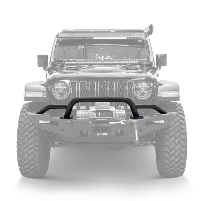 Westin 59-741195 XTS Round Bull Bar for 2018-2026 Jeep Gladiator/Wrangler JL Textured Black