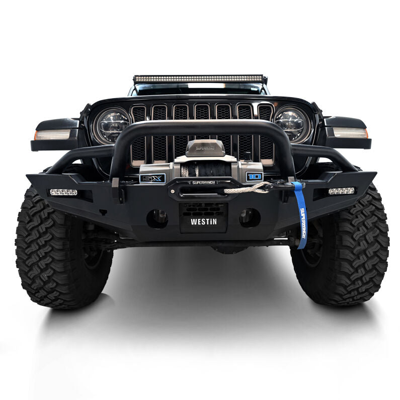 Westin 59-741195 XTS Round Bull Bar for 2018-2026 Jeep Gladiator/Wrangler JL Textured Black