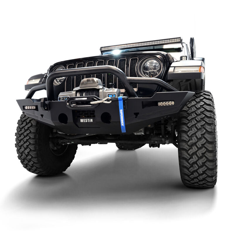 Westin 59-741195 XTS Round Bull Bar for 2018-2026 Jeep Gladiator/Wrangler JL Textured Black